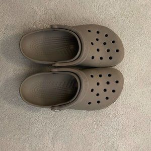 Grey Crocs Size 5